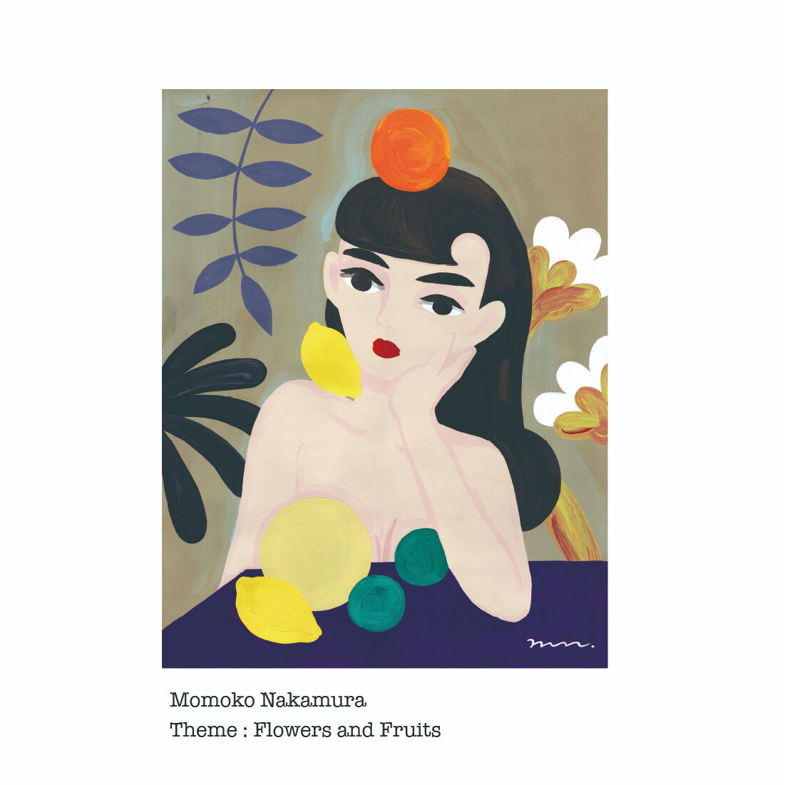 中村桃子「a cloudy day」原画 | SPACE YUI online shop 中村桃子「a cloudy day」原画 | SPACE YUI online shop