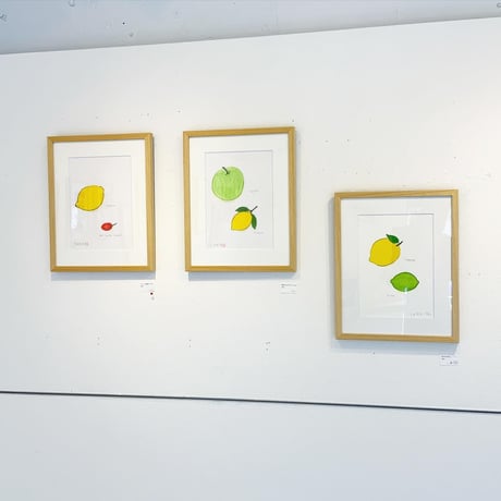南伸坊「似たもの同士」版画作品