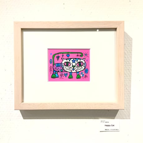 谷口シロウ「LUCKY CAT」版画作品