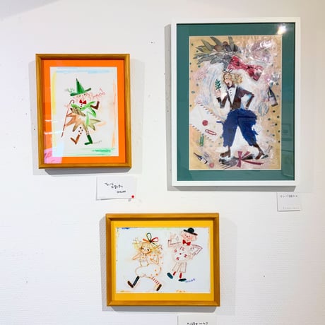 田村セツコ「ちょっくらおさんぽに」原画  tamura setsuko
