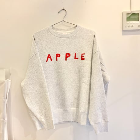安西水丸「APPLE」トレーナー