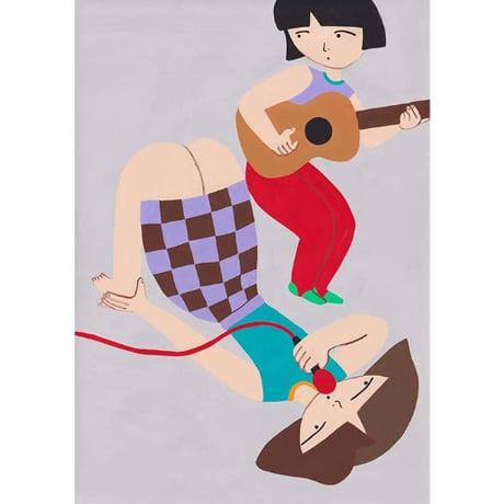 丸山一葉「ざざーって歌う」原画作品