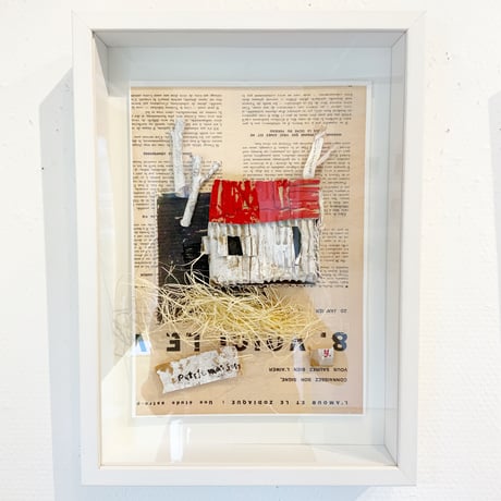 yoshiko abe「赤い屋根」