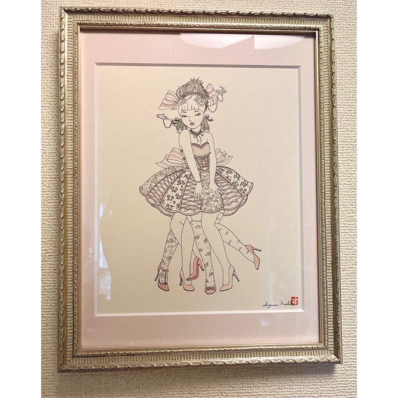 須川まきこ「あふれる想い」原画 sugawa makiko | SPACE YUI