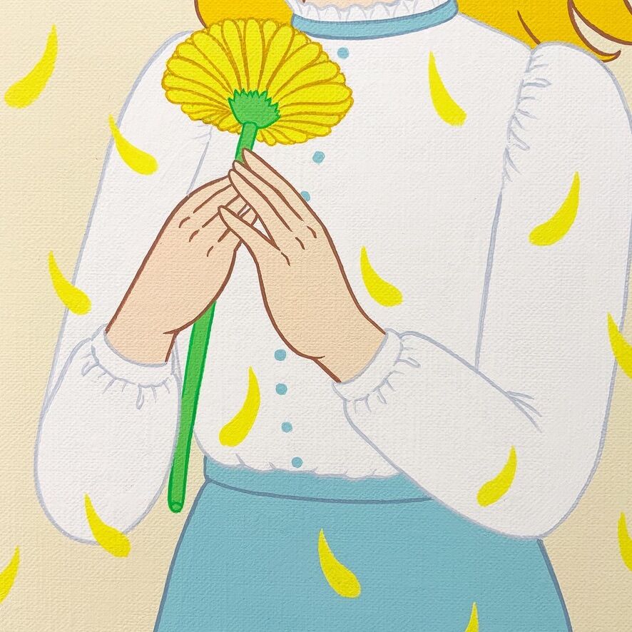 竹井千佳　原画 竹井千佳「Thank you (yellow)」/ 原画 chika takei | SPAC