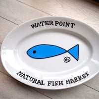 安西水丸グッズ「water point カレー皿」