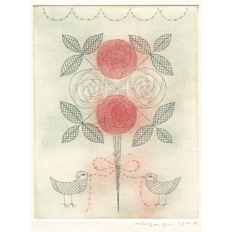 山田ミヤ「白い薔薇、赤い薔薇」