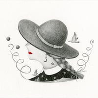 河井いづみ「おとめ座Ⅱ（星座）」  izumi kawai  原画