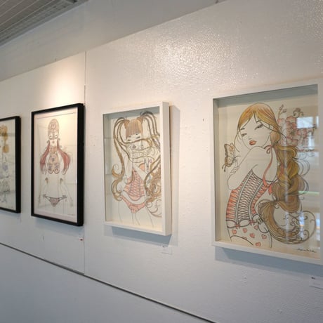 須川まきこ「舞毛Ⅰ」原画 sugawa makiko