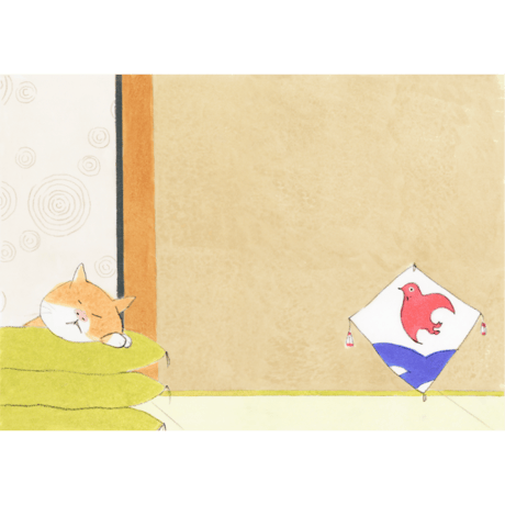 南伸坊「はねつき」版画