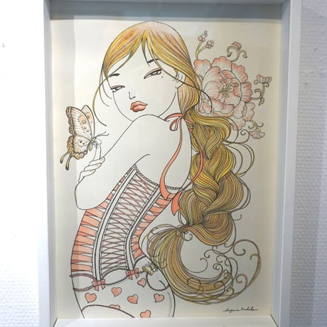 須川まきこ「舞毛Ⅰ」原画 sugawa makiko