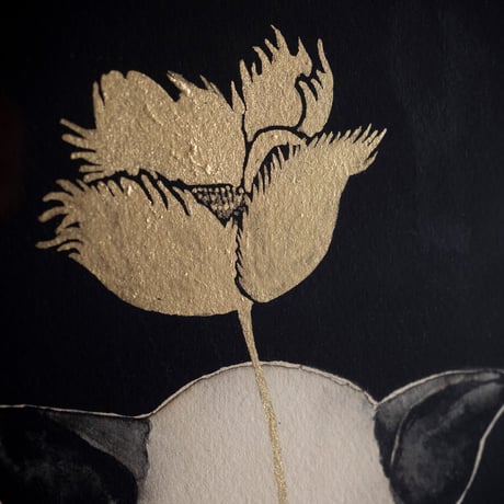 ミヤギユカリ「花」原画