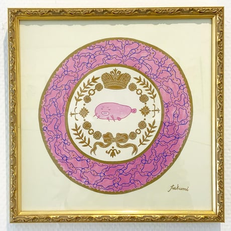 藤本巧「悩める魚のアシェット」原画