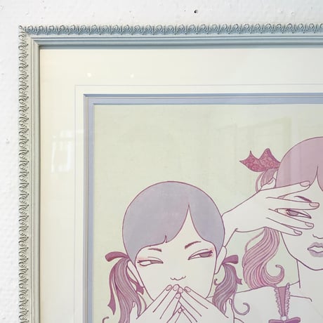 須川まきこ「みざるいわざるきかざる」原画 sugawa makiko