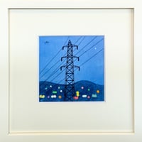 杉田比呂美「鉄塔」原画作品