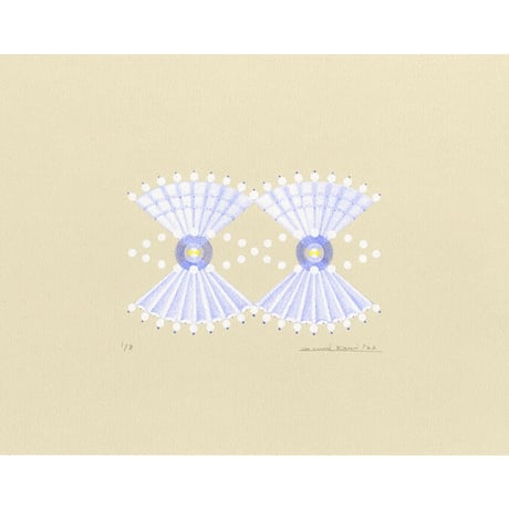 河井いづみ「なみだ」リトグラフ