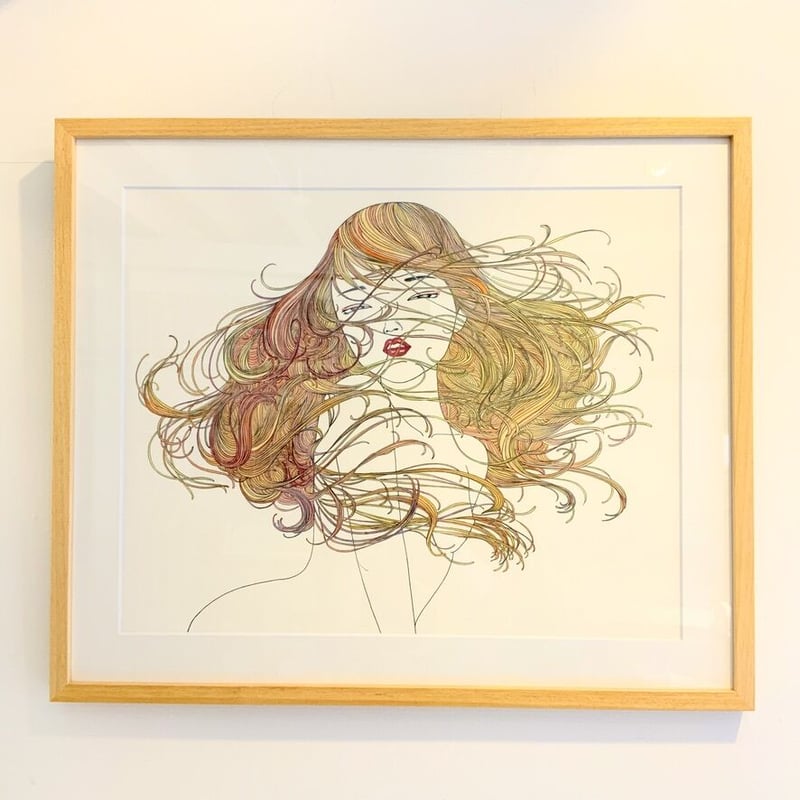 須川まきこ「乱気流」ジークレー版画 | SPACE YUI online shop