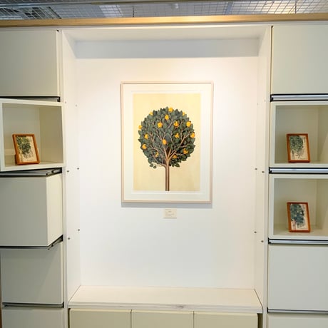 山田博之「人の考えは見えません」版画
