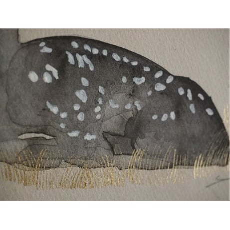ミヤギユカリ「仔鹿」原画