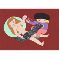 丸山一葉「ここにワイ」原画作品