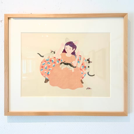 水沢そら「sofa #2」sora mizusawa 原画