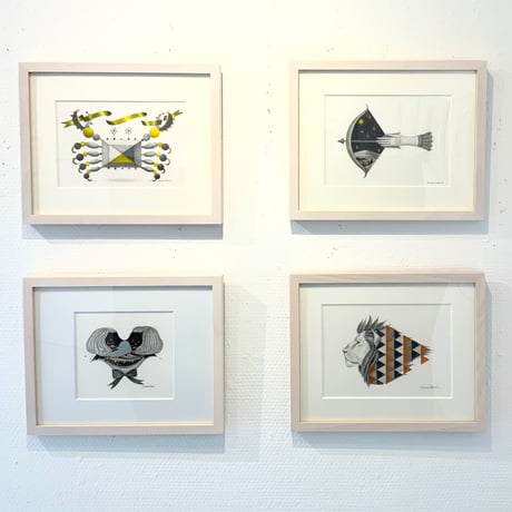 河井いづみ「かに座Ⅱ（星座）」  izumi kawai  原画