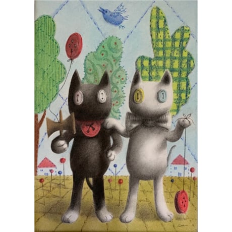 松本圭以子「ドキドキする日」原画作品