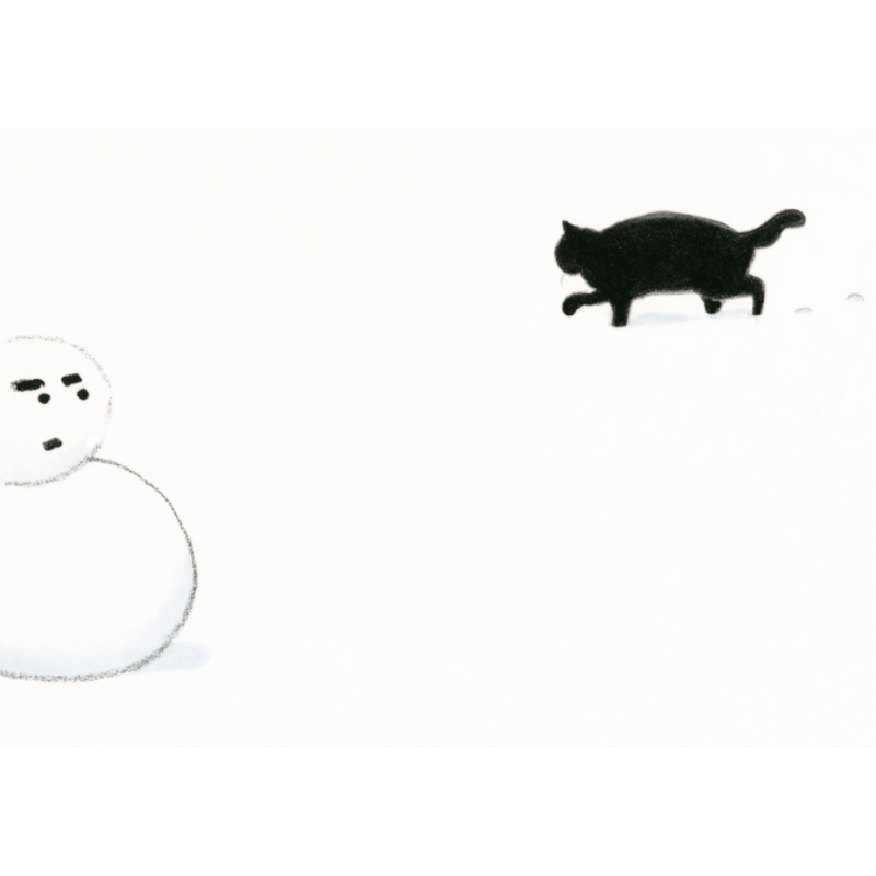 南伸坊「ゆきだるま」版画 | SPACE YUI online shop