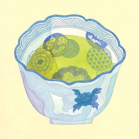 藤本巧「煎茶 ＃3」fujimoto takumi 原画