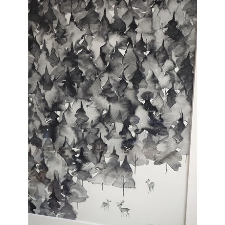 ミヤギユカリ「Forest」原画