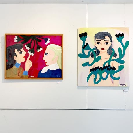 中村幸子・中村桃子コラボレーション作品「実験Ⅴ」原画