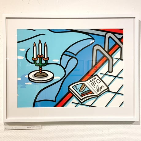 OTA Minami「恥ずかしい料理しかない」版画