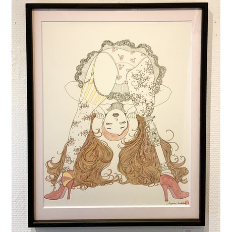 須川まきこ「cherry」原画 sugawa makiko