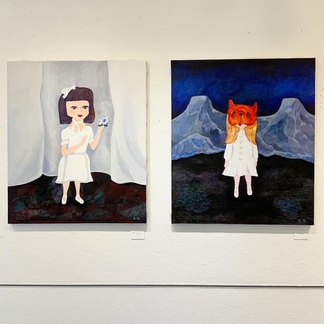 中村幸子「白いワンピース」  原画
