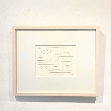 安西水丸「泳ぐさかな」