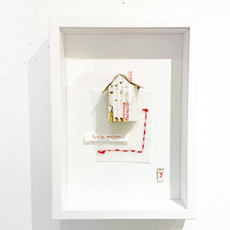 yoshiko abe「小さな赤い屋根の家」