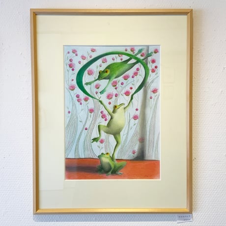 松本圭以子「アクロバット」原画作品