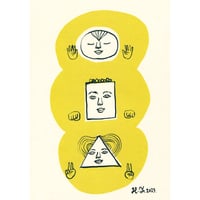 山田博之「いいものを手に入れました」原画 hiroyuki yamada