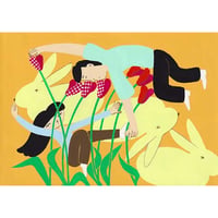 丸山一葉「ほどよくウサギ」原画作品