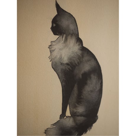 ミヤギユカリ「窓辺」原画