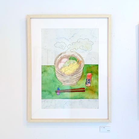藤本巧「天ぷら蕎麦」fujimoto takumi 原画