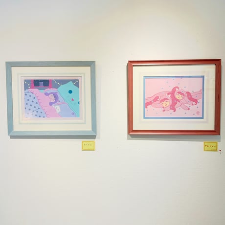 竹井千佳「すやすや」/ 原画　chika takei