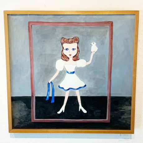 中村幸子「青いリボン」原画作品