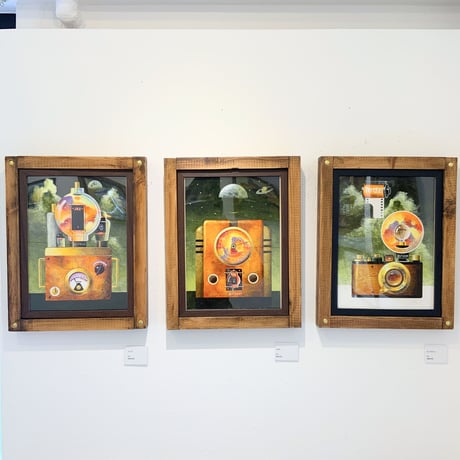 星野哲朗「amplifier」原画作品