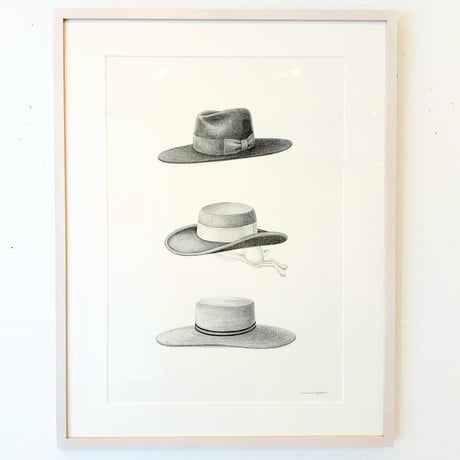 河井いづみ「白い兎が逃げる」小説カバー原画 izumi kawai