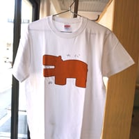 安西水丸Tシャツ「カバ」