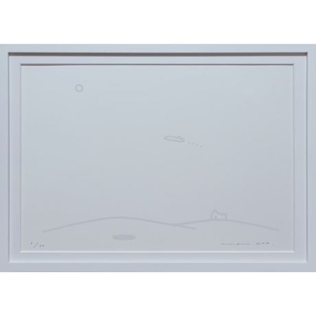 OTA Minami「ドローイングi( 山 ) 」版画