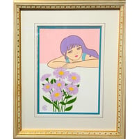 竹井千佳「ミヤコワスレ」/ 原画　chika takei