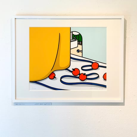 OTA Minami「一周回って笑っている」版画