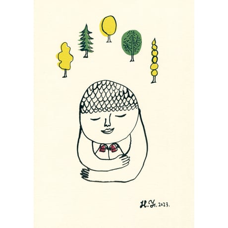 山田博之「フロウとライム」原画 hiroyuki yamada